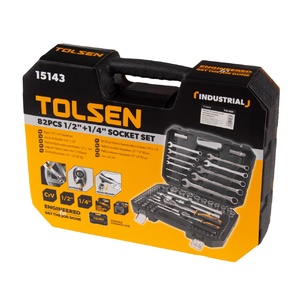 Набор инструментов TOLSEN 82 предмета, универсальный TT15143, фото 6