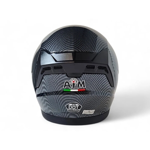 Шлем AiM JK320 глянцевый Carbon XS, фото 4