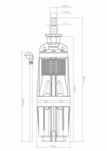 Электронасос Джилекс КАЧАН 20/60-25м, фото 2