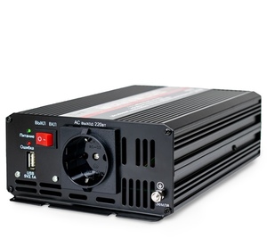 Преобразователь напряжения автомобильный AVS IN-PS600W чистый синус (12В>220В,600 Вт,USB), фото 2