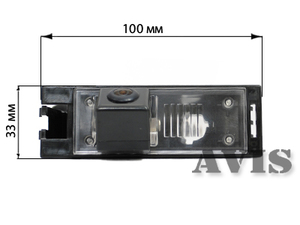 CCD штатная камера заднего вида AVEL AVS321CPR для HYUNDAI IX35 (#027), фото 2