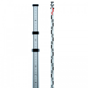 Рейка нивелирная телескопическая ADA STAFF 3 (рейка – отсчет мм шкалы снизу вверх, чехол, 3 м), фото 1