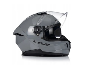 Мотошлем LS2 FF808 STREAM II Solid (серый глянцевый, NARDO GREY, M), фото 4