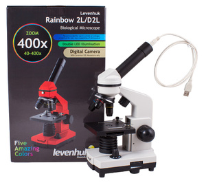 Микроскоп Levenhuk Rainbow D2L, 0,3 Мпикс, Moonstone\Лунный камень, фото 12