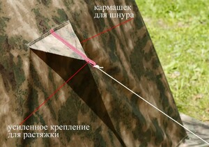 Всесезонная универсальная палатка Лотос 5У Шторм (оливковый цвет), фото 17