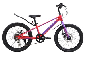 Велосипед детский Tech Team Forca 20" red 2024 (магниевый сплав)