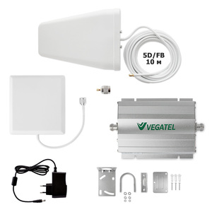Усилитель сотовой связи VEGATEL VT-900E/1800-kit (дом), фото 1