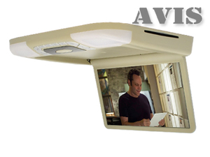Автомобильный потолочный монитор 14,1" со встроенным DVD плеером AVEL AVS1420T (Бежевый) , фото 1