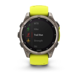 Часы Garmin Fenix 8 47mm Saph Titanium Amp Yellow-Graphite Sln (010-02906-21G), фото 7