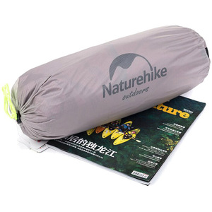 Палатка Naturehike Сloud up 2 20D NH17T001-T двухместная с ковриком, серо-красная, фото 6