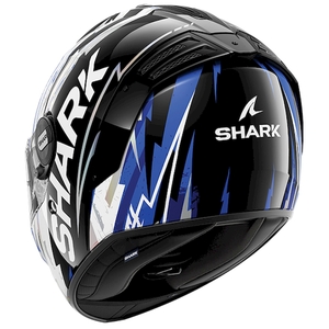 Шлем Shark SPARTAN RS HIBOLT глянцевый Black Blue Chrom M, фото 3