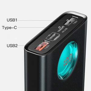 Внешний аккумулятор Baseus Amblight Quick Charge 33W (PD3.0+QC3.0) 30000mAh черный, фото 6