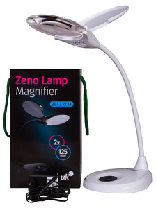 Лупа-лампа Levenhuk Zeno Lamp ZL13, белая, фото 2