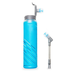 Мягкая бутылка для воды с трубкой HydraPak Ultraflask Speed 0,5L Голубая (AH154), фото 3