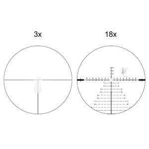 Оптический прицел Vector Optics Continental 3-18x50, сетка VEC-MBR , 34 мм, подсветка красным (SCFF-43P), фото 2