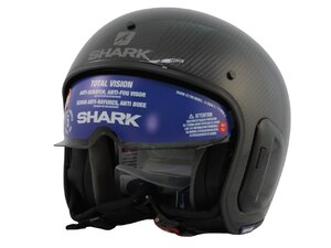 Шлем SHARK S-DRAK 2 CARBON SKIN Glossy Carbon XS, фото 5