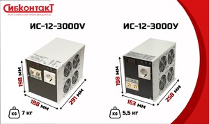 Преобразователь напряжения СибКонтакт ИС-12-3000V, фото 4