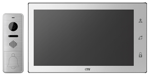 Комплект видеодомофона CTV-DP4102 FHD (белый), фото 1