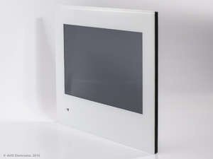 Встраиваемый телевизор для кухни AVS220K (белая рамка), фото 2