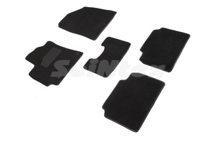 Ворсовые LUX коврики в салон Seintex для Hyundai Elantra VI 2015-н.в. (черные, 89248), фото 1