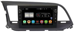 Штатная магнитола Hyundai Elantra VI (AD) 2015-2019 LeTrun BPX609-9025 для авто без камеры на Android 10 (4/64, DSP, IPS, с голосовым ассистентом, с крутилками)