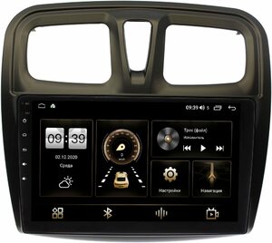 Штатная магнитола Renault Logan II 2013-2020, Sandero II 2013-2020 LeTrun 3799-1090 на Android 10 (4/64, DSP, QLed)