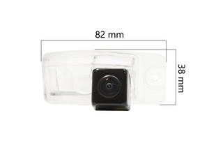 CCD штатная камера заднего вида c динамической разметкой AVEL AVS326CPR (#166) для Nissan QASHQAI II (2014-…) / X-TRAIL III