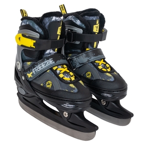 Детские коньки Tech Team Freeze black-yellow/черно-желтый р.31-34 S, фото 3