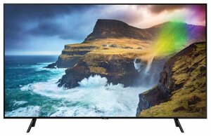 Телевизор QLED Samsung 65" QE65Q70RAUXRU черный/CURVED/Ultra HD/1200Hz/DVB-T2/DVB-C/DVB-S2/USB/WiFi/Smart TV (RUS), фото 1