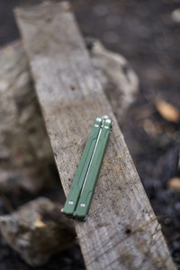 Нож-бабочка Ganzo G766-GR, зеленый, фото 9