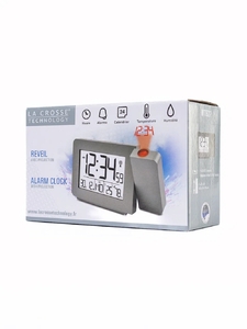 Проекционные часы LaCrosse WT522, настольные, серые, фото 6