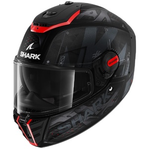 Шлем SHARK SPARTAN RS STINGREY MAT Black/Antracite/Red L