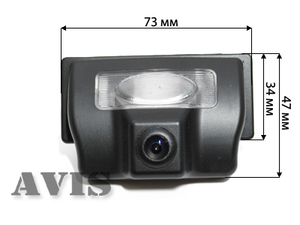 CMOS штатная камера заднего вида AVEL AVS312CPR для GEELY VISION (#064), фото 2