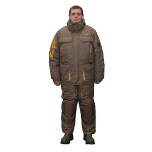 Костюм рыболовный зимний Canadian Camper SNOW LAKE PRO (куртка+брюки) цвет stone, XL