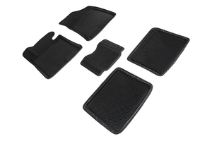 Коврики Seintex 3D EVA "РОМБ" Hyundai i40 2012-н.в. черные (95371)