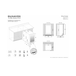Винный шкаф Dunavox DAUF-38.100DSS.TO, фото 6