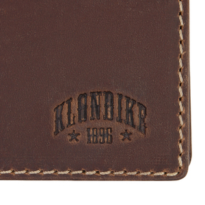 Бумажник Klondike Yukon, коричневый, 10,5х2,5х9 см, фото 4
