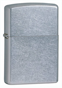 Зажигалка Zippo с покрытием Street Chrome, латунь/сталь, серебристая, матовая, 36x12x56 мм, фото 1