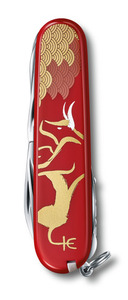Нож Victorinox Huntsman LE 2021, 91 мм, 16 функций,  "Year of the Ox" (подар. упаковка), фото 2