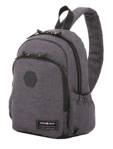 Рюкзак Swissgear 13'', с одним плечевым ремнем, cерый, 25х14х35 см, 12 л, фото 1