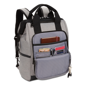 Рюкзак Swissgear 16,5", серый/черный, 29x17x41 см, 20 л, фото 5