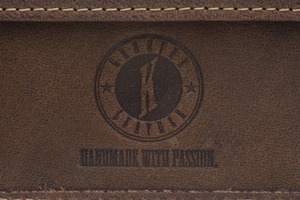 Бумажник Klondike John, коричневый, 11,5x9 см, фото 5