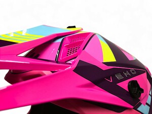 Шлем AiM RH855(Fiber Glass) VEXO глянцевый Purple/Pink XS, фото 8