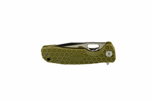 Нож Honey Badger Tanto D2 L (HB1402) с зелёной рукоятью, фото 4