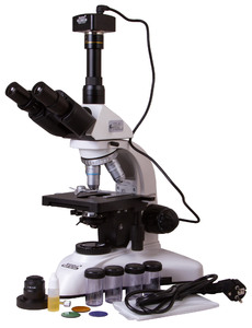 Микроскоп цифровой Levenhuk MED D25T, тринокулярный, фото 2