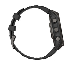 Часы Garmin Fenix 8 47mm AMOLED Saph Carbon Gray DLC Titanium Black-Pebble Grey Sln (010-02904-29G), фото 5