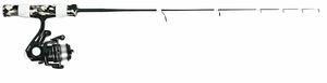 Зимняя удочка RAPALA Flatstick Medium Heavy c безынерционной катушкой и намотанной леской Sufix Ice 71см, фото 1