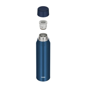 Термобутылка Thermos FJK-1000 NVY (1 литр), для газированных напитков, синий, фото 2