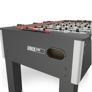 Игровой стол UNIX Line Футбол - Кикер (140х74 cм) Black, фото 7