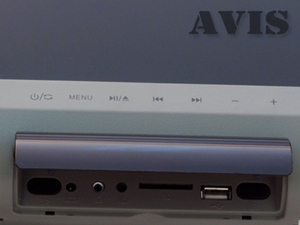 Комплект подголовников с DVD и мониторами 7 дюймов Avel AVS0733T + AVS0734BM (Серый), фото 4